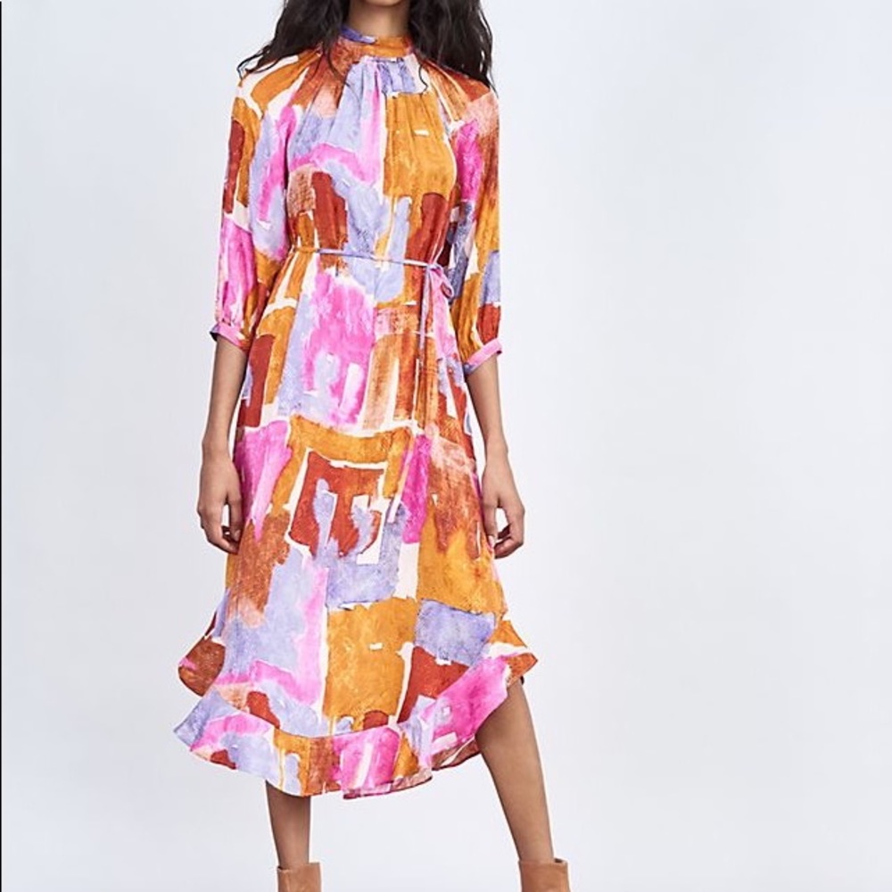 Anthropologie Maeve Jessamine Mock Neck Maxi Dress Size XS